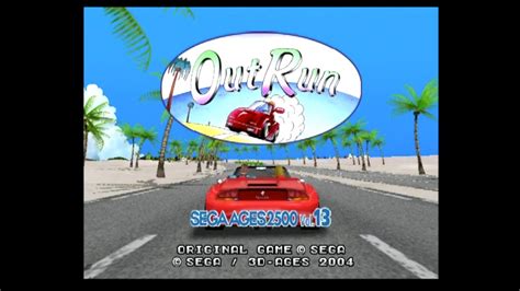Sega Ages 2500 Vol 13 Outrun 2004 Ps2 Course A Youtube