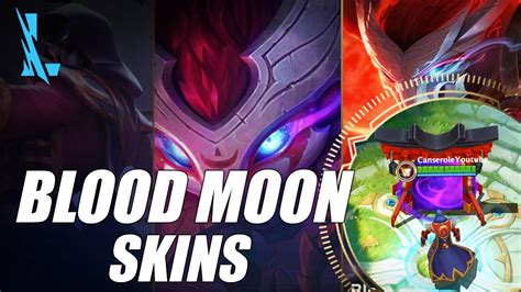 Wild Rift Blood Moon Skins Skills Preview Youtube