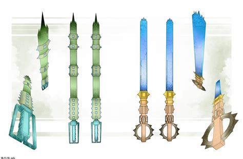Fantasy Sword Concepts For Dual Wielders By Esaurus On Deviantart