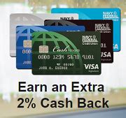 Navy federal credit union is a global credit union headquartered in vienna, virginia, chartered and regulated under the authority of the nat. Navy Federal Visa Credit Card: Extra 2% Cash Back at ...