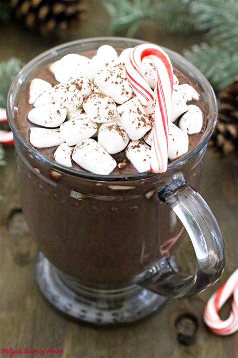 Rich And Creamy Homemade Hot Chocolate Valyas Taste Of Home