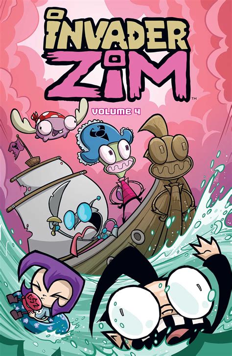 Invader Zim Vol 4 Book By Jhonen Vasquez Aaron Alexovich Warren