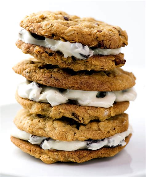 Oatmeal Sandwich Cookies With Rum Raisin Filling Framed Cooks