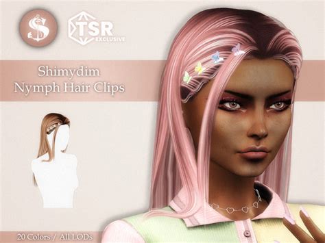 The Sims Resource Nymph Hair Clips