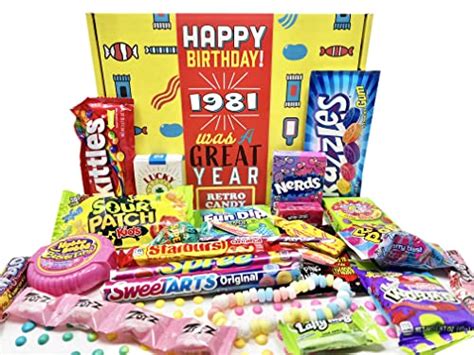 Retro Candy Yum 1981 41st Birthday T Box Of Nostalgic Candy From