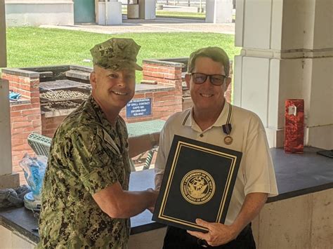 Dvids Images Matthew R Klimoski Receives The Navy Meritorious