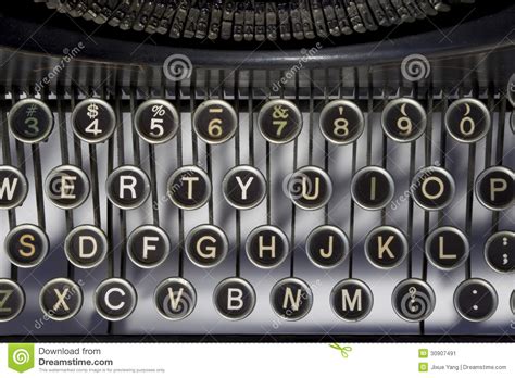Vintage Typewriter Keyboard Stock Image Image Of 1923