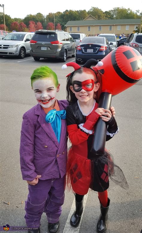 Joker And Harley Quinn Costume For Kids Diy Costumes Under 35