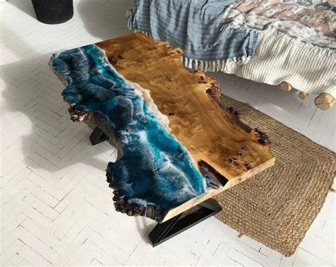 10ft Epoxy Resin Ocean Table Epoxy Resin River Table Etsy Resin Table