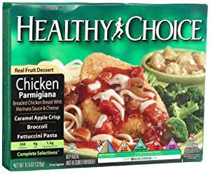 Although tv dinners may not be the healthiest choice, these might be considered best of class. Amazon.com : Healthy Choice Chicken Parmigiana Dinner, 11 ...