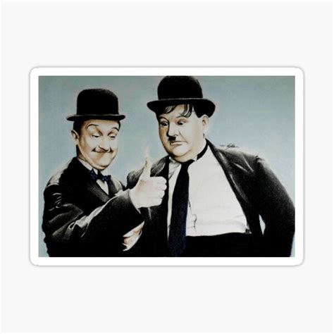 Laurel And Hardy Stickers Redbubble