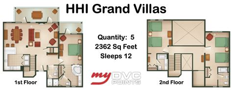 Disney Hilton Head 2 Bedroom Villa Floor Plan Floorplansclick