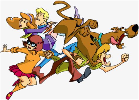 Scooby Doo And Team Running Scooby Doo Spot The Difference Hd Png