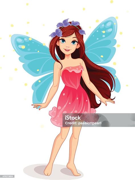 Cute Fairy Stock Illustration Download Image Now Fairy Princess