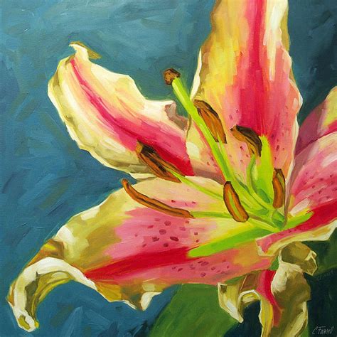 Large Floral Giclee On Canvas With Gallery Wrap 30x30 Art Print From