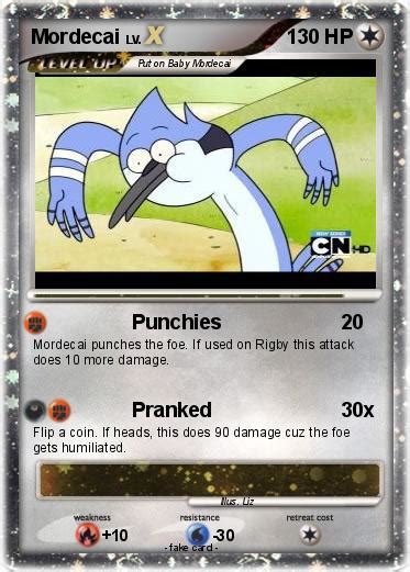 Pokémon Mordecai 193 193 Punchies My Pokemon Card