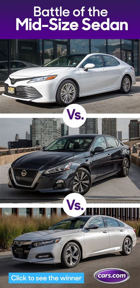 Mid Size Sedans Remain Popular And None Are More Popular Than Three