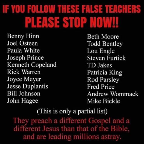 False Teachers Bible Truth Bible Contradictions False Prophets