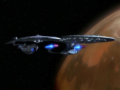 The Excelsior Class Uss Hood Ncc 42296 And The Galaxy Class Uss