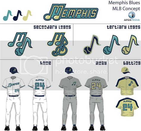 Mlb Concept Memphis Blues Concepts Chris Creamers Sports Logos