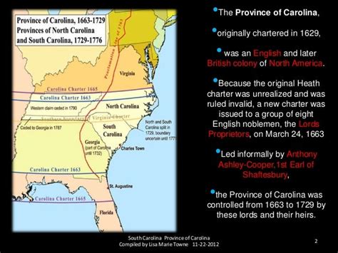 Province Of Carolina