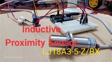 Inductive Proximity Sensor With Arduino Uno Youtube