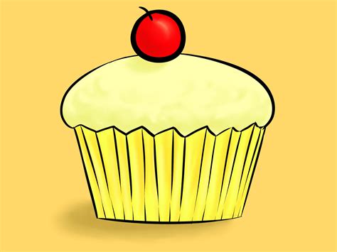 How To Draw A Cupcake Via Drawings Food Drawing Draw