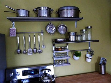 Choose the standard overlap seam or upgrade to fully welded seamless for the look. Stainless Steel Kitchen Shelves Rack of Stainless Steel ...