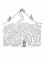 Ant Ants Printable Mazes Maze Activities Kids Preschool Mieren Insects Printables Hill Insect School Dot sketch template