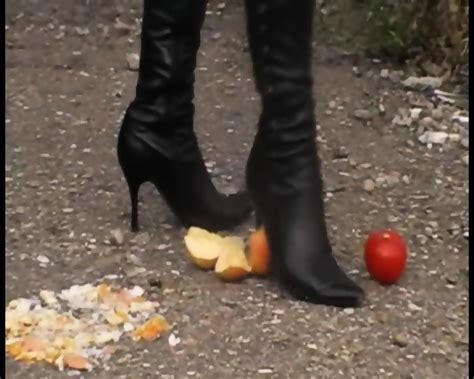 Fetish Girls Crush Food With Boots Eporner