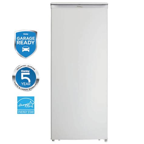 Danby Designer 101 Cu Ft Upright Freezer In White Dufm101a2wdd