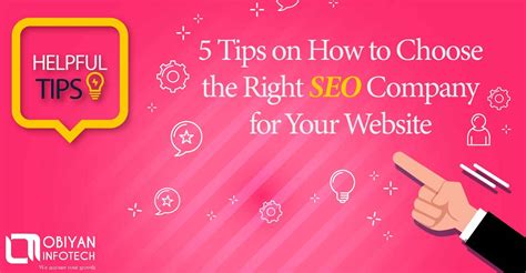 How To Choose The Right Seo Company For Your Website