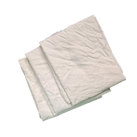 High Quality 100 Cotton Clean Recycled Cloth White Bed Sheet Cotton