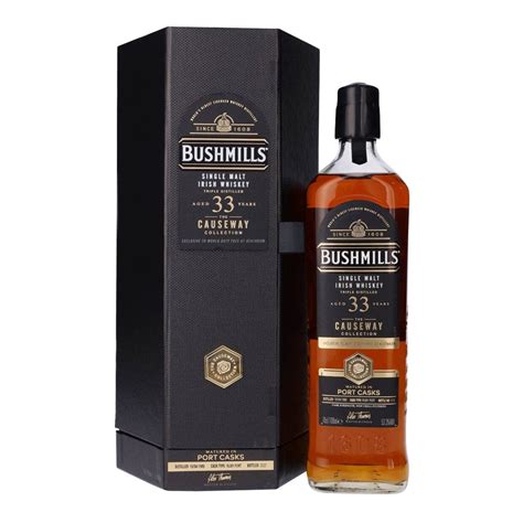 Bushmills 33 Year Old Port Cask Causeway Collection Whisky From