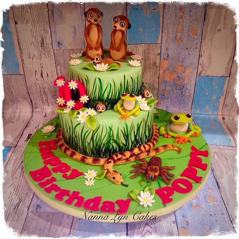 Meerkats And Friends Decorated Cake By Nanna Lyn Cakes Cakesdecor