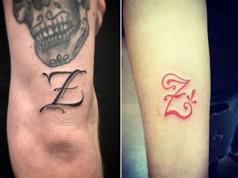 Fantastic Z Letter Tattoo Designs Styles At Life