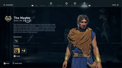 Assassin Creed Odyssey How To Find And Defeat Cultist The Master Eyes