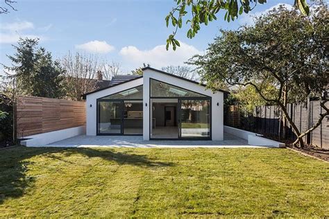 Tw10 Architects Double Pitched Roof Rear Extension Gable House