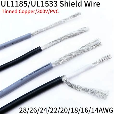 5m Shielded Wire Signal Cable 28 26 24 22 20 18 16 14 Awg Ul1185