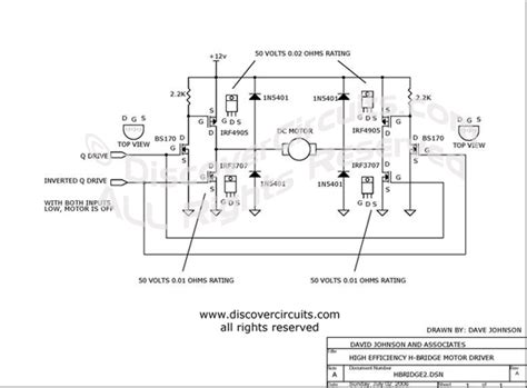 Сохранитьсохранить «low voltage vs high voltage testing» для последующего чтения. Circuit: Low Voltage H-bridge__ Circuit designed by David ...