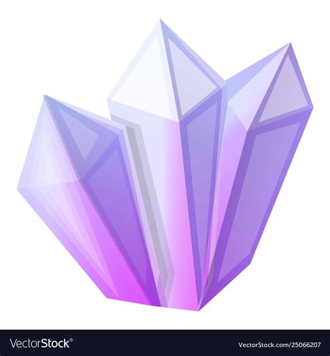 Magic Crystal Icon Cartoon Style Royalty Free Vector Image