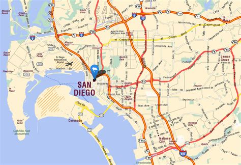 San Diego Carte Et Image Satellite