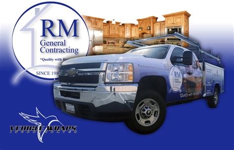 Full Vehicle Wrap Truck Wrap Rm General Contracting 3m Vehicle