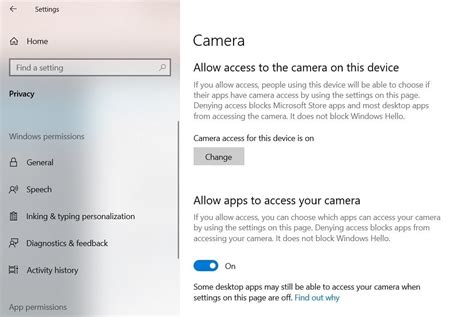 How To Stop Apps From Accessing Camera On Windows 10
