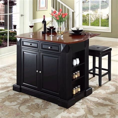 A home is supposed to be personal and intimate. Crosley Furniture Coventry Drop Leaf Breakfast Bar Kitchen ...