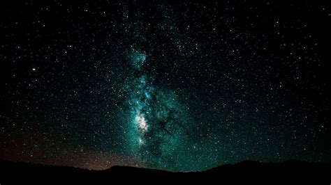 Download Wallpaper 1600x900 Starry Sky Milky Way Night Shining