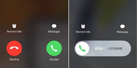 Iphone Accepting Calls Slider Versus Buttons Business Insider