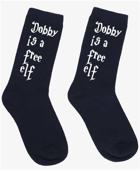 Download Harry Potter Dobby Is A Free Elf Socks Hd Transparent Png