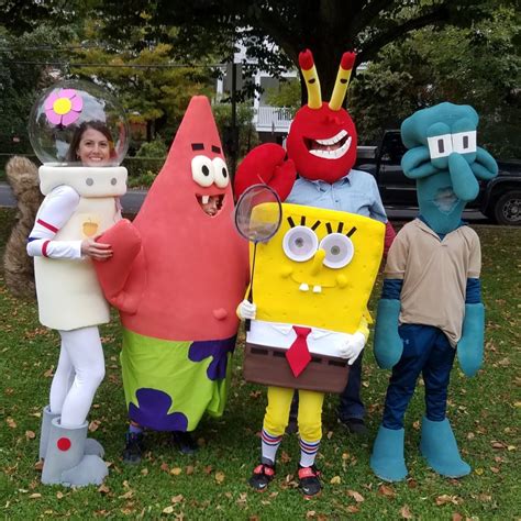 Spongebob Squarepants And The Krusty Krew Halloween Costume Contest