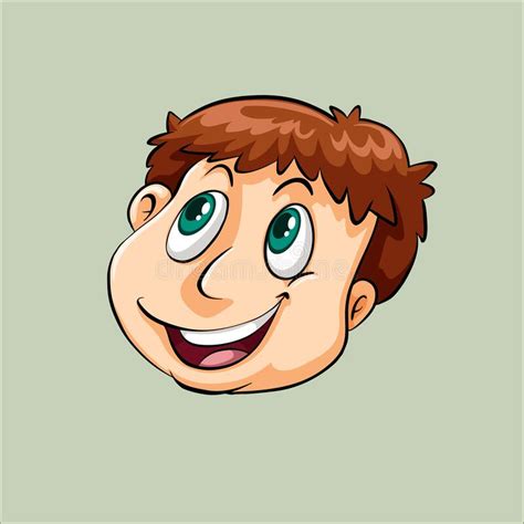 Head Of Boy Expression Vector Design Stock Vector Illustration Of